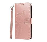 for OPPO A9/A5 2020/A11X Case Embossed Tree Flower Wallet Book Stand View Shockproof Case Cover Magnetic [Kickstand] Card Holders Premium Leather Flip Folio Case For OPPO A9/A5 2020/A11X Rose gold
