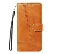 for OPPO A93 5G/A74 5G/A54 5G Case, Premium Flip Shockproof OPPO A93 5G/A74 5G/A54 5G Case PU Leather Folio Notebook Phone Cases with Card Slots Kickstand Magnetic Full Protection Wallet Skin, yellow