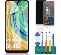 For Oppo A96 4G LCD Display For Realme Narzo 50 For Realme 8i Screen Replacement For Realme 9i Touch Screen Digitizer Assembly Repair Kits (Black)