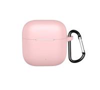 For OPPO Enco Air 4i, Silicone Protective Case Anti Scratch Anti Impact Washable Cover, Earphone Enco Air 4i Shockproof Soft Shell Protective Sleeve. (Pink)