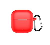 for OPPO Enco Air 4i Wireless Earbuds Silicone Soft Case for Enco Air4i Shockproof Shell Cover Protective Sleeve (red)