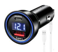 For OPPO OnePlus Realme phone tablet 2port car charger supervooc+cable 1.5m | Compatible with SuperVOOC fast charging for OnePlus, OPPO, and Realme devices, including phones, tablets, watches, and TWS