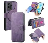 for OPPO Realme C67 4G Phone Case, Premium PU Leather Stand RFID Blocking Card Slots Magnetic Protective Wallet Folio Flip Cover Shockproof Interior Case for OPPO Realme C67 4G Purple