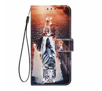 for OPPO Reno13 Pro 5G Case, Shockproof Glitter PU Leather Shock-Absorption Notebook Wallet Phone Cases with Magnetic Kickstand Card Holders Bumper Flip Protective Cover for OPPO Reno13 Pro 5G