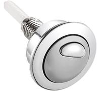 For Optima 49 Toilet Push Button Dual Flushs For Twyford Vitra 48mm Diameter Silver ABS for Close Coupled Cisterns