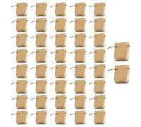 for organza Bags 50pcs Gold Silver Sheer Pouches with Double Drawstrings for Party Supplies Gifts 7x9cm(Silver 5 * 7cm)