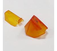 for ortofon 2M Compatible Stylus Needle Replacement MM Moving Magnet Cartridge Elliptical Diamond DJ Scratch Home Audio 1.85cm(Orange)