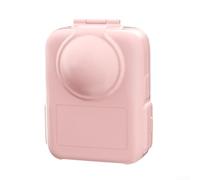 For OSMO 360 Protective Cover with Longlasting AntiFall Design, ABS Material for Impact Resistance and Screen Shield to Prevent Scratches and Dust (Pink)