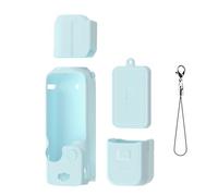 for OSMO Pocket 3 Camera Body Silicone Cover Lens Protective Case (Set 1 Blue)