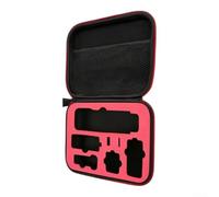 for osmo Pocket 3 Carrying Case Nylon Splash-Proof Red for | High-grade nylon fabric, water-resistant coating, 21x16x6cm dimensions, black or red options, secure zipper closure(red)