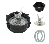 for Oster Blender Replacement Parts Blender Ice Crusher Blade with Jar Base Cap and Two Rubber O Ring Sealing Ring Gasket, Compatible with Oster Osterizer Blenders Accessories