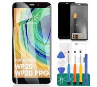 For Oukitel WP20 LCD Display For Oukitel WP20 Pro Screen Replacement Touch Digitizer Assembly Repair Kits (Black,Without Frame)