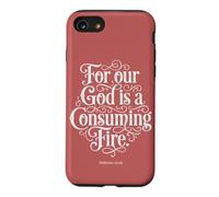 For Our God is a Consuming Fire | Hebrews 12:29 Typography Case for iPhone SE (2020) / 7/8