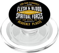 For Our Struggle Is Not Against Flesh And Blood PopSockets PopGrip for MagSafe