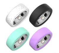 for oura Ring 5 Case Silicone - Flexible Shockproof Sleeve for Sizes 6-13 - Colorful Sport Guard(M-C set)