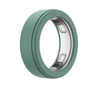 For Oura Ring 5 Silicone Case, Lightweight Anti-Scratch Protective Sleeve, Comfortable Fit for Daily Wear and Fitness(Dark green M)