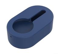 For Oura Ring Gen3 Dedicated Charging Stand with Silicone Enclosure Design and Functional Cable Management Opening (Deep Blue)