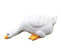 For outdoor Duck Statue in Resin, Lifelike Appearance for Gardens and Patios, Charming Design in Bright Colors, Easy to Clean (#1)