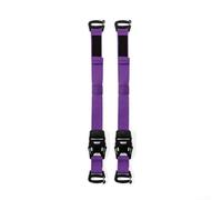 For Outdoor Luggage Straps with Secure Closure Mechanism and Elastic Support for Consistent Tension During Transport Activities (2PCS purple)