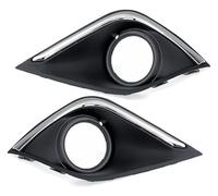 For Outlander 2016 2017 2018 Front Fog Light Frame Car Bumper Grille Lamp Cover Vent Car Bumper Radiator Grilles