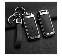 For Outlander Lancer Eclipse Mirage Alloy Style Car Key Case Cover Shell Fob 2/3button Key Chain(A Black)