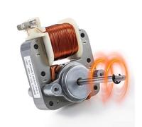 For Oven Fan Motor 120 V Easy Assembly Replacement for Oven | Silver housing, heat-resistant materials, long, perfect fit, reliable continuous operation