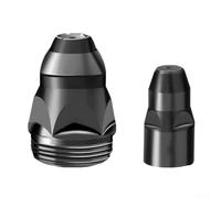 for p80 Plasma Consumables Kit Electrode for nozzle for Cutting Torch - Extended Life Hafnium Tip High Temp Resistance Scrap Iron Removal 1.5mm Aperture