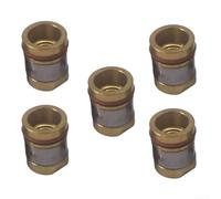 For Pack of 5 Gas Diffuser 169-729 for Miller M-10 Copper Copper Gas Diffuser 169-729 Replacement for Hobart H Series Gas Diffuser Set of 5 for Millermatic for Mig Welder Standard Gas Diffuser 169-729