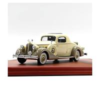 For Packard 1936 1 43 Super Luxury Two-door Coupe Resin Model Classic Vintage Car Ornament Collection Simulation Vehicle Playset