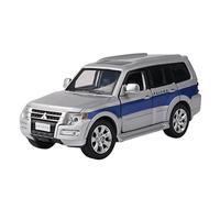 For Pajero V97 SUV 1 32 Alloy Car Model Steering Shock Aabsorber Off Road Toy Vehicle Collection(B)