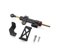 FOR PAN AMERICA 1250 S FOR PA1250S FOR AMERICA1250 Motorcycle Adjustable Stabilizer Steering Damper Mounting Bracket Support Kit Motorbike Stabilizer(A Black 1Set)