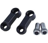 For PAN For America 1250 For Adventure 2022 2023 Mirror Riser Extenders Spacers Extension Adapter Adaptor Handle Bar Risers Handlebar Risers(Black)