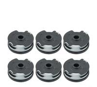 For Parkside For PRTA 20Li Cordless Grass Trimmer Replacement Thread Spools Auto Feed Nylon Line 1 6mm for Models A1 B2 C3 with Secure Cap Design (6 PACK)