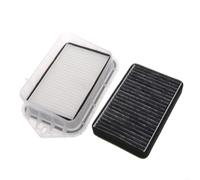 For Passat 2 Pcs 2 Hole Auto Car Cabin Filter External Air Filter