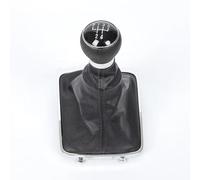 For Passat B6 2005-2012 5 6 Speed Manual Gear Shift Knob Lever Stick Shifter Gaiter Boot Cover Leather Interior Renovation(Plastic 5 speed)