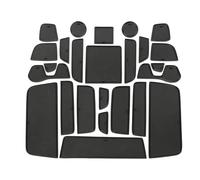 For Passport 2025 Car Gate Slot Mat Non-Slip Mats Cup Holders Protective Pads Interior Trim(BLACK 25pcs)