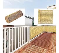 for Patio, Bamboo Fence for Pool Plants, Outdoor Garden Privacy Panel, 80x300CM (31.5x118in), Ideal for Villa and Backyard Décor