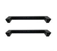 For PB150PPS Pellet Grill Replacement Handle Assembly with Matching Bezels for Full Front Panel Update (2pcs)