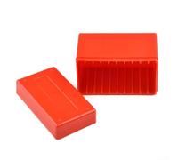 For PCGS Coin Slabs Storage Box Holding 10 Coins, Secure Snap Closure and Rail System Prevent Slab Movement for Organized Plastic Case Storage