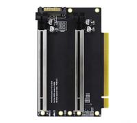 for pcie USB C Card Compatible Bifurcation Splitter x16 to x8x8 for High Data Transmission and Storage