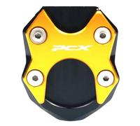 For PCX125 PCX150 PCX 125 150 2018 2019 2020 2021 Motorcycle CNC Kickstand Foot Side Stand Support Extension Enlarger Pad(Gold)