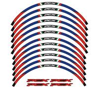 For PCX125 PCX160 PCX150 Motos Stickers Wheel Decal 14"13" Reflective Sticker Vinyl Rim(Multi-colored C)