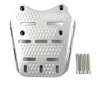 For PCX160 For PCX150 For PCX125 2014-2023 Motorcycle Trunk Rear Shelf Luggage Case Seat Bracket Aluminum Alloy Rear Shelf Motorcycle Rear Luggage(Silver)