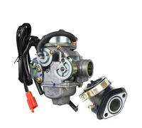 For PD24J 24mm GY6 125cc 150cc Scooter ATV 4 Stroke Go Kart Motorcycle Carburetor Choke Motorcycle Carburetor(GY6-B)