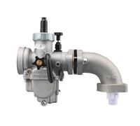 For PE 17mm 19mm 24mm Motorcycle Flange Carburetor With Jets CNC Intake Elbow Manifold Set 2T 4T PitBike ATV Accessories Carburetor Racing(PE24mm)