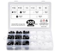 for pe Hex Nut M5 to for m10 Secure Fit Design for pe Hex Nut | Rust prevention seal, blocks air moisture, extends joint life, M5 to for m10 sizes, black for pe material