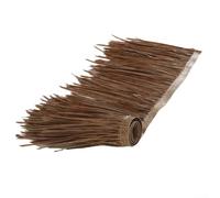 for pe Thatch Roof Decor 100x50cm Weatherproof Synthetic Strip | UV-stabilized polyethylene material for durable outdoor use easy installation fits curved and angled roofs cuttable