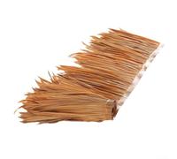 for pe Thatch Roof Decor 100x50cm Weatherproof Synthetic Strip | UV-stabilized polyethylene material for durable outdoor use easy installation fits curved and angled roofs cuttable