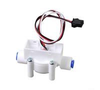 for pe Water Flow Sensor 0. for 3l Min 4-24V DC Coffee Machine | 0. for 3l/min min flow, 4-24V DC input, coffee machine compatible, precise measurement, compact white design