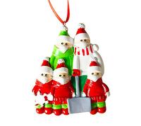 For Personalized Survived Family Ornament 2020 Christmas Tree Hanging Pendant Figurines With Shovel Decor Christmas Pendant Charm For Jewelry Making
